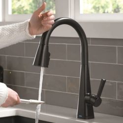 Lenta touch20 single handle deck mount touch  on pull down  kitchen faucet