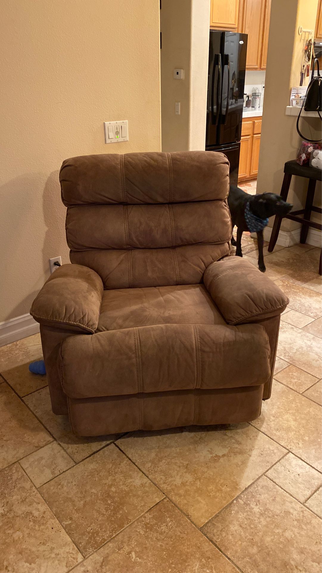 Tan Color Automatic Recliner