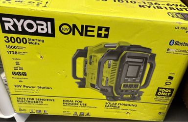 RYOBI 18v Power Station, 3000 starting watt, Tool ONLY