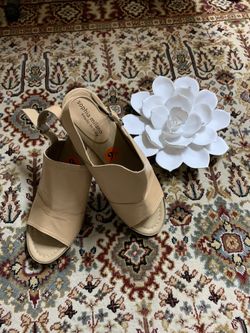 Brand New Block Leather Sandals