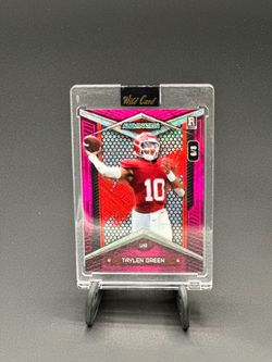 Taylen Green Wild Card Alumination Rookie Card 6/8