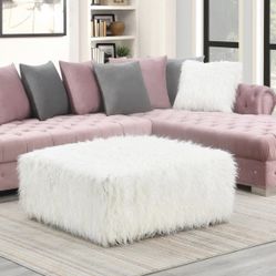 New Large Pink Velvet 125x90 Living Room