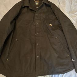 Mens Timberland Pro Rain Repel Jacket Black Size Large