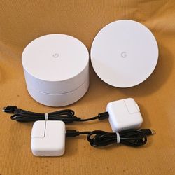 2-Pack Google AC-1304 Whole Home Mesh WiFi System / Wireless Routers / Access Point