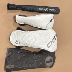 Golf club headcover and alignment stick headcover