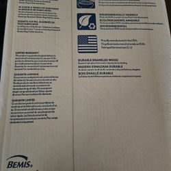 New Oblong Toilet Seat