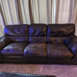 Leather Sofa &  Loveseat   FREEE