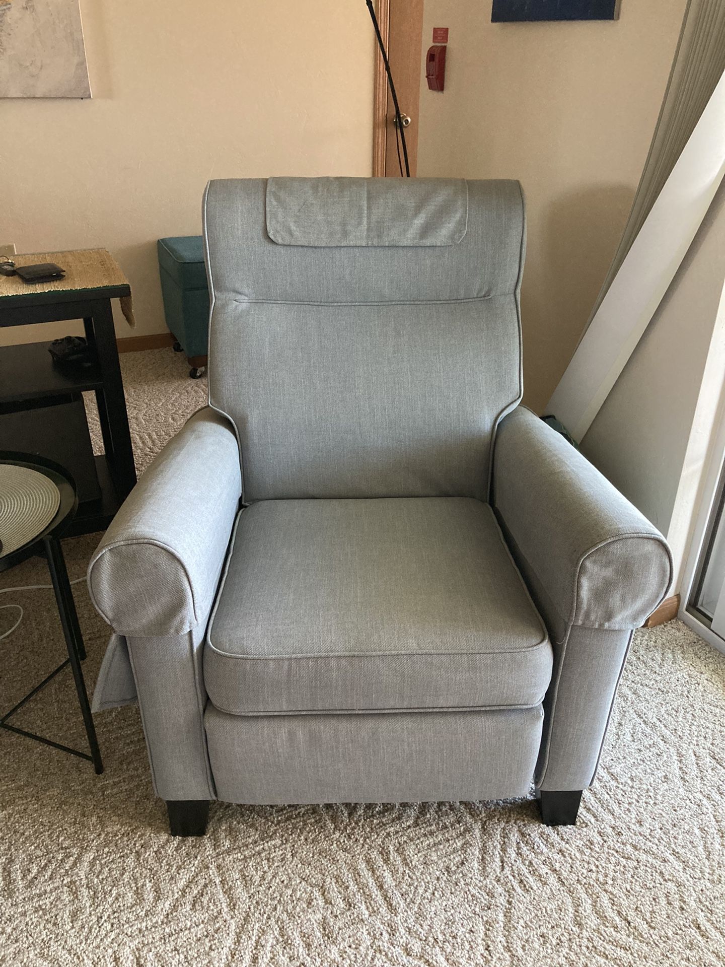 IKEA MUREN Recliner Chair - light gray