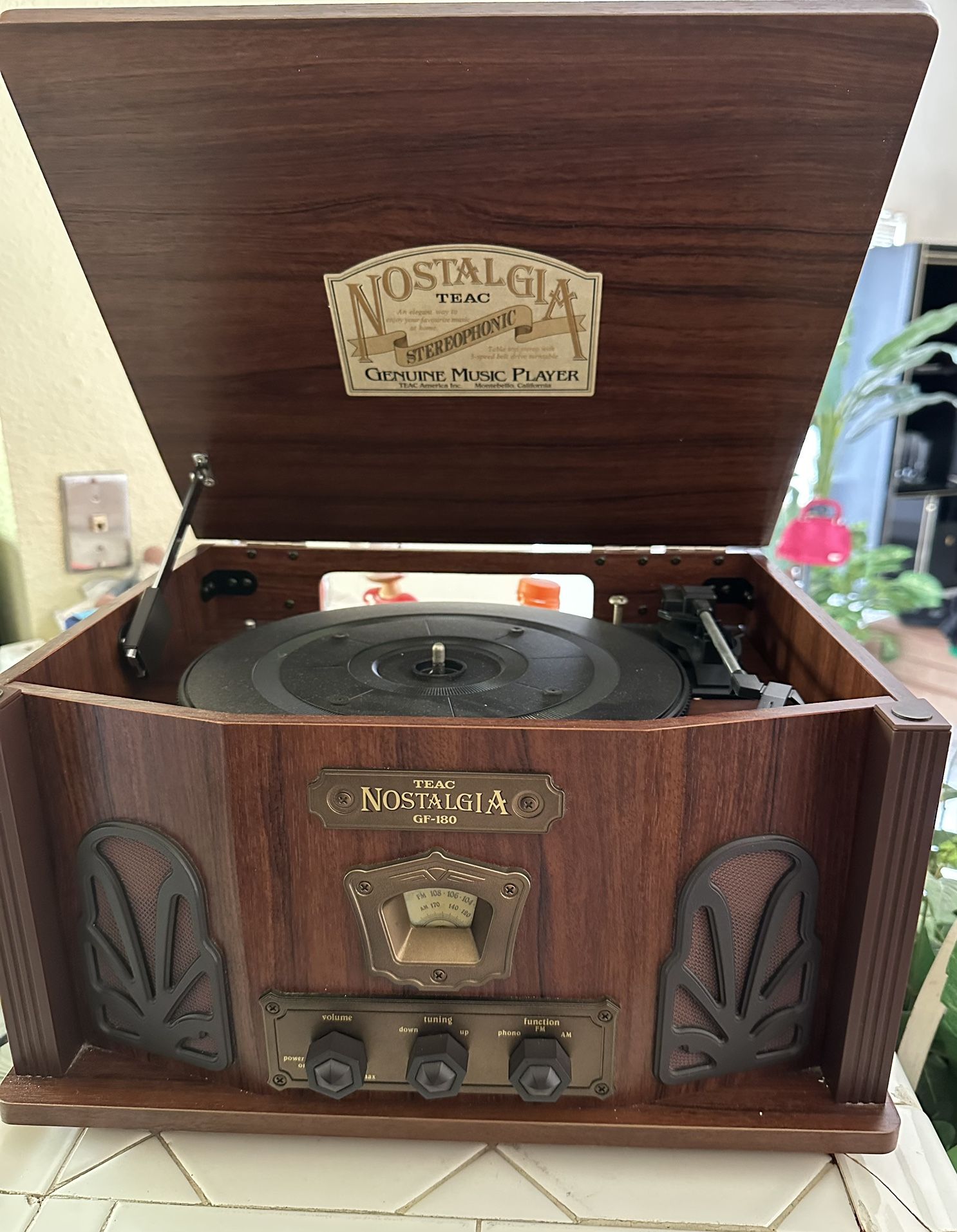 Music System Stereo Record Player