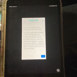 Wi-Fi Only iPad 9 Th gen ( Must Be Local And Pickup Only