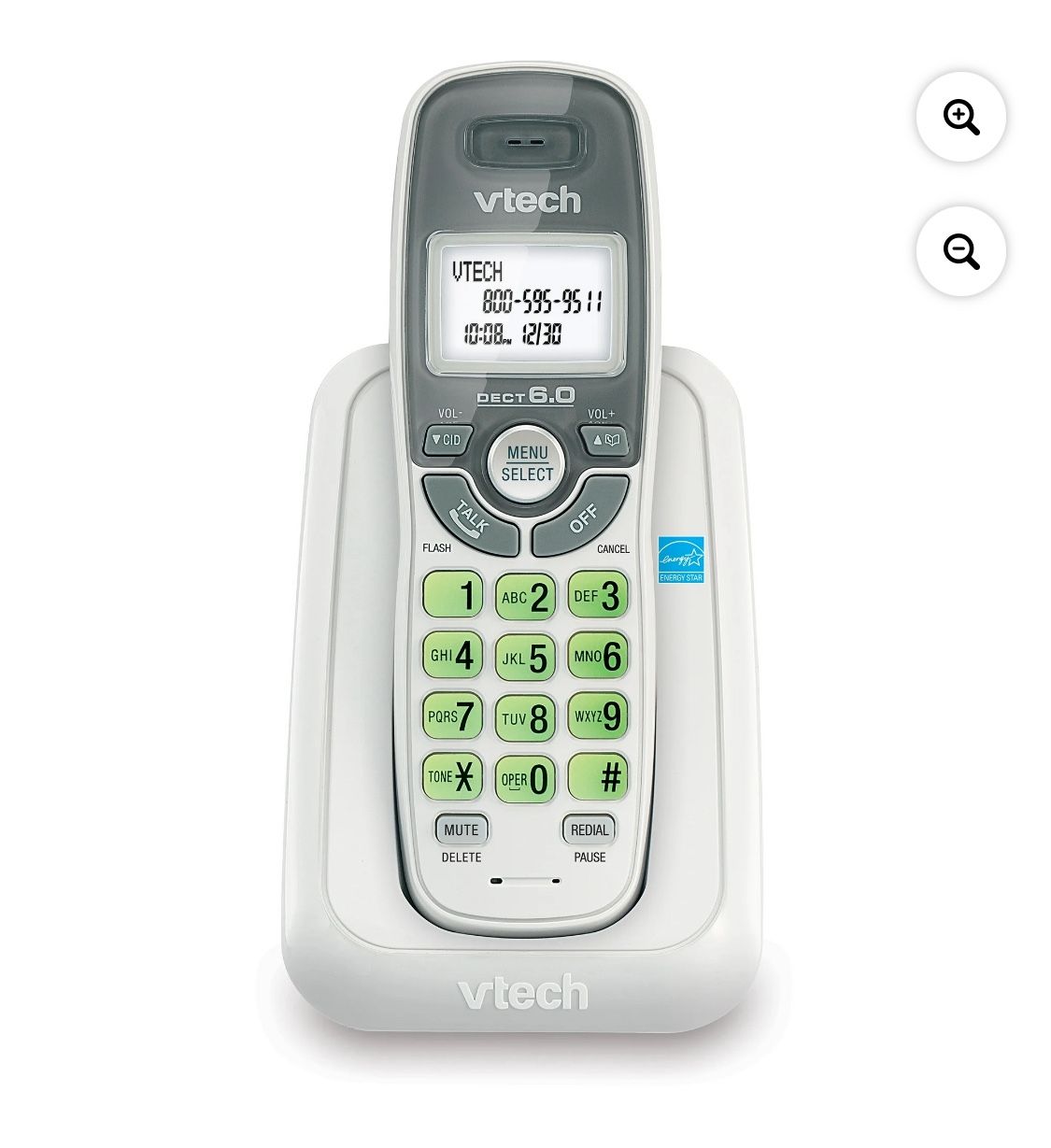 Vtech CS6114 1 Handset Cordless Phone- Caller ID, White - New In Box