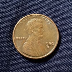 1980 D Penny 