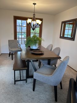 Wood Dining Table Live Edge