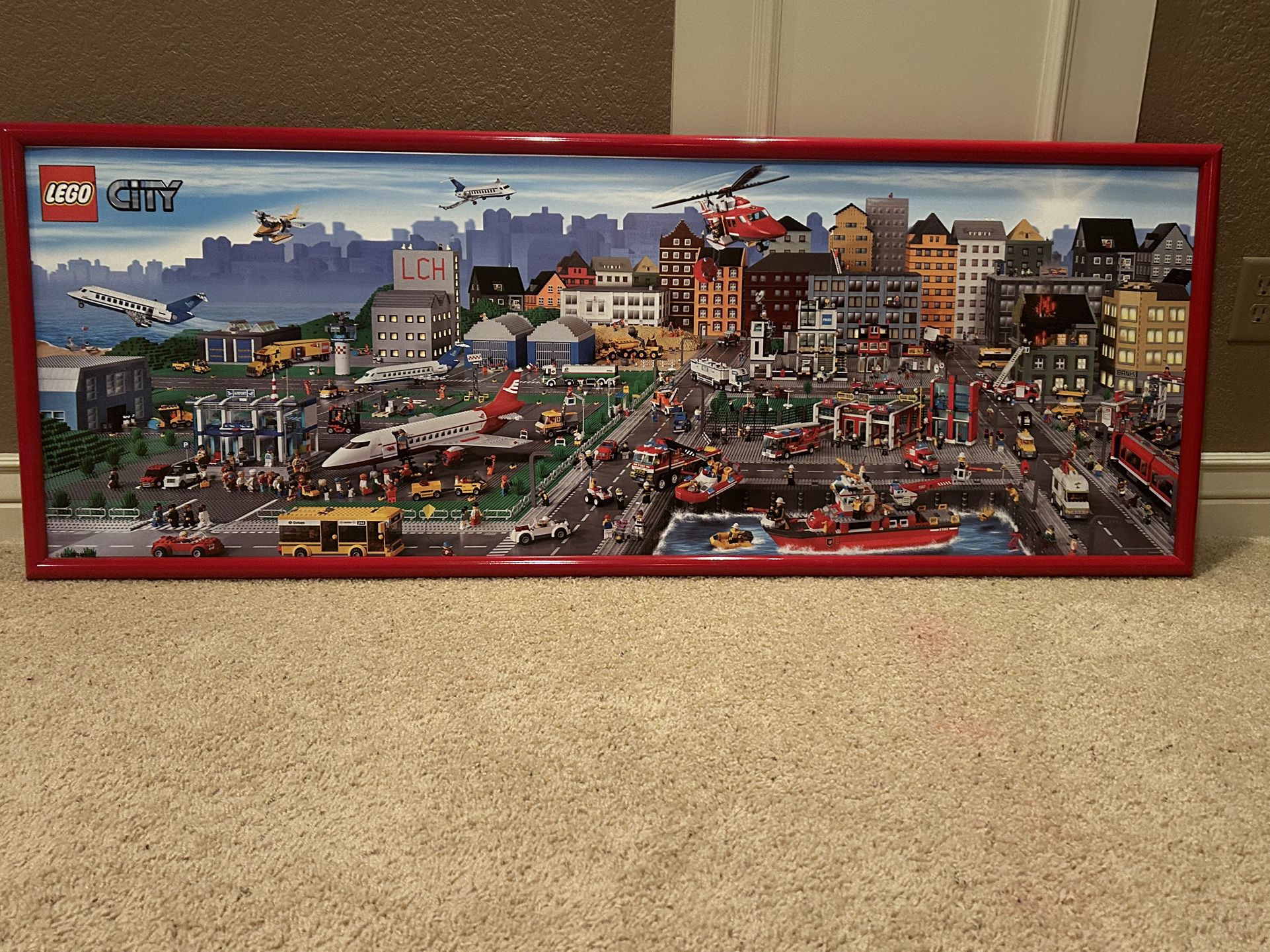 Lego City Framed Art