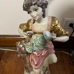Porcelain Lamps From Italy 