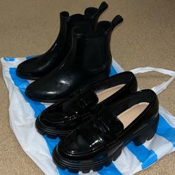 loafer & rain boots bundle