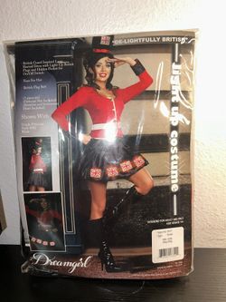 Delightfully British Light Up Costume Halloween Dreamgirl Women’s Sz S