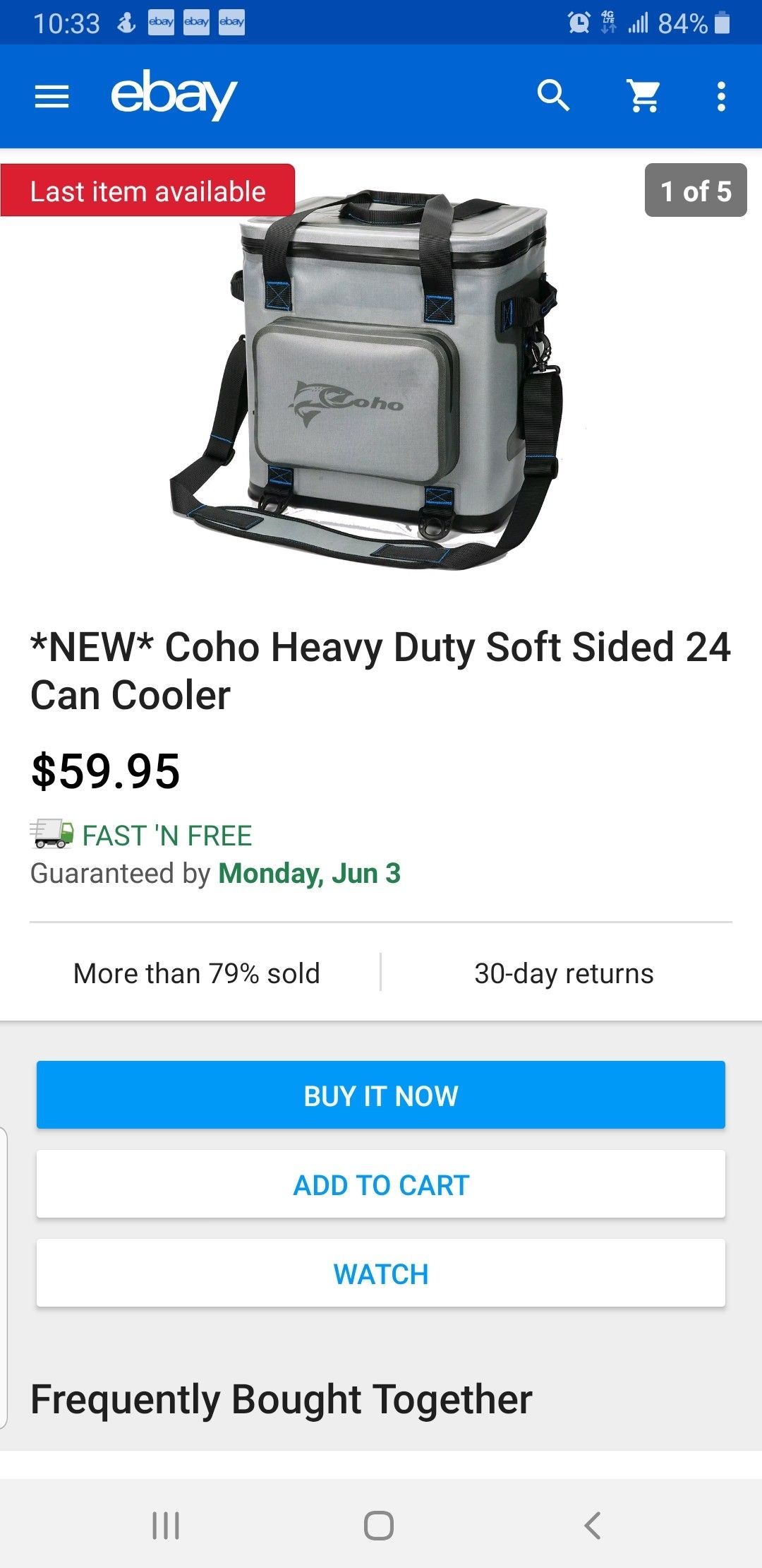 Coho Heavy Duty Soft Sided 24 Can Cooler