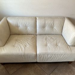 Love Seat Cream Colored