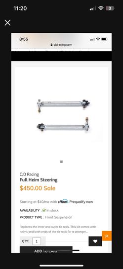 CJD Nissan Titan/Armada Full Heim Steering