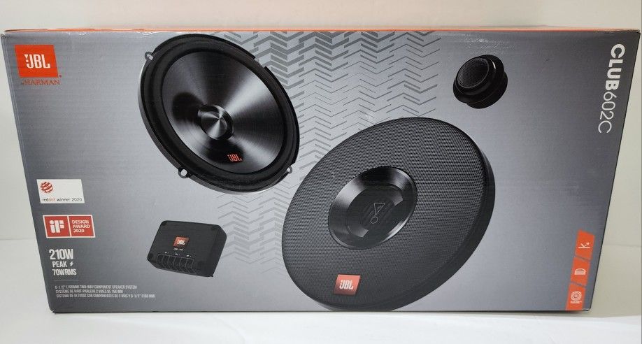 JBL CAR AUDIO ×6 1/4 SPEAKERS CLUB 602C