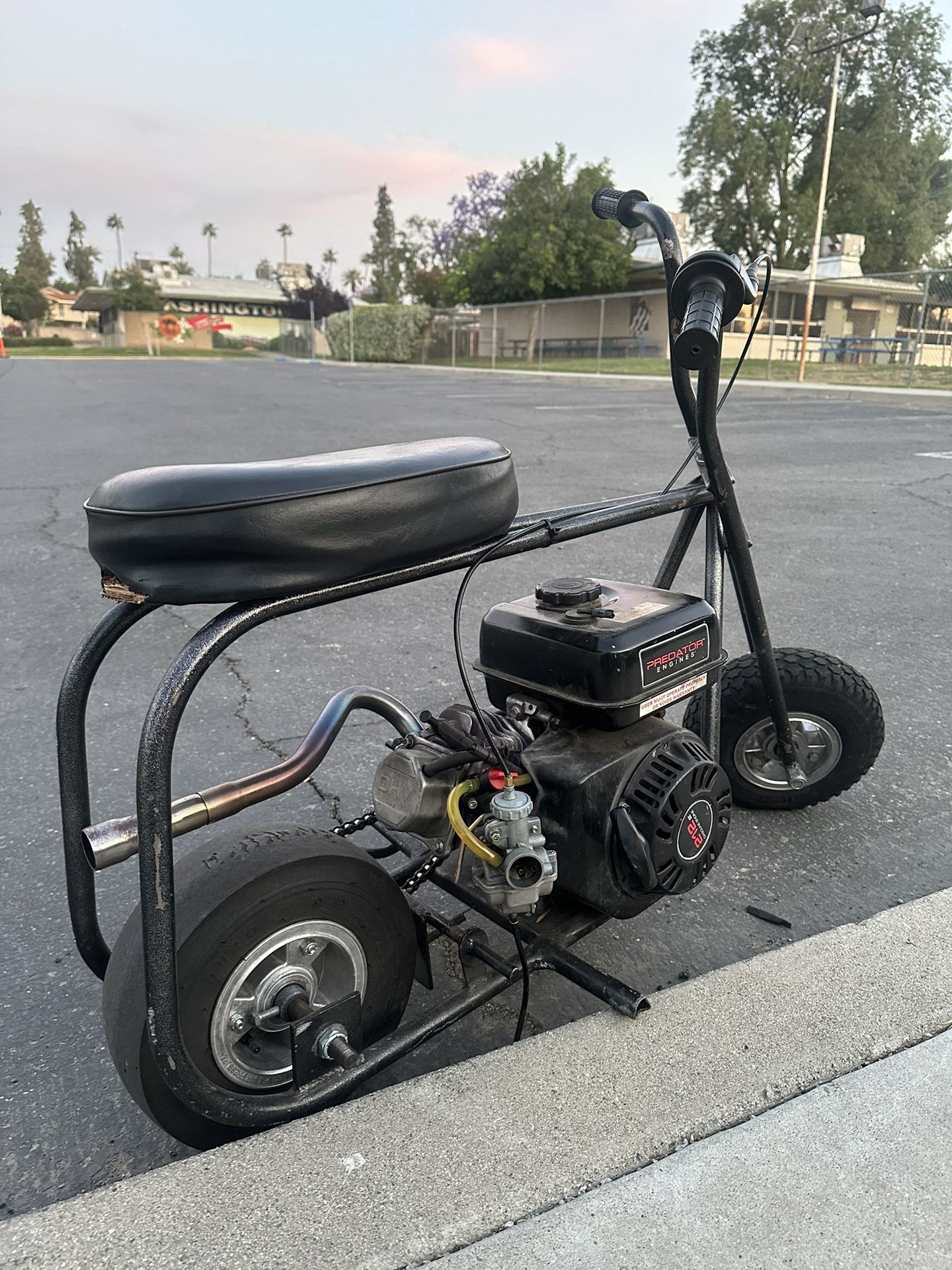 5in Gts Old school Frame Predator 212cc Oil/Governor Delete