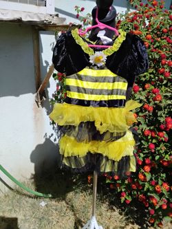 Child's bumblebee costume size 3t-4t