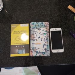 IPhone, case, & screen protector!
