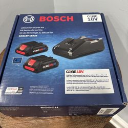 Bosch 18V Kit Charger & 2 Batteries 4.0Ah  Compact Size Advance Power.