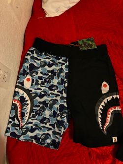 Bape ape shark shorts not for free