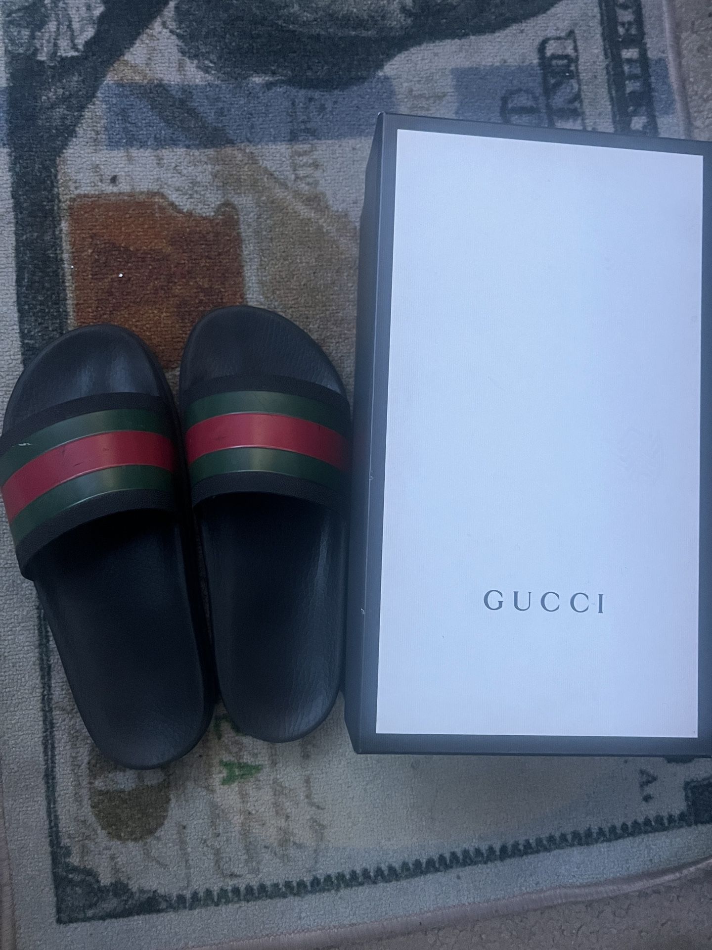 Gucci Slides - Webbed Feet
