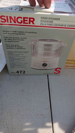 Singer food steamer model 472 Brand Brand new in the box
