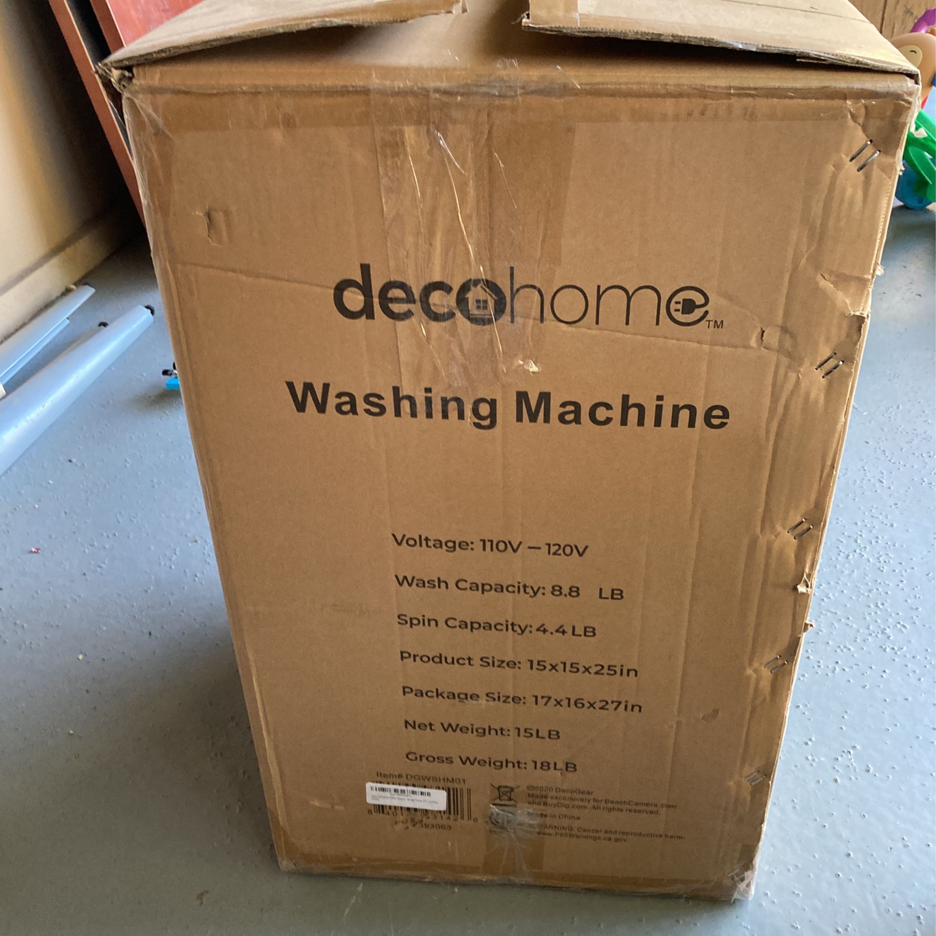 DecoHome Washing Machine 