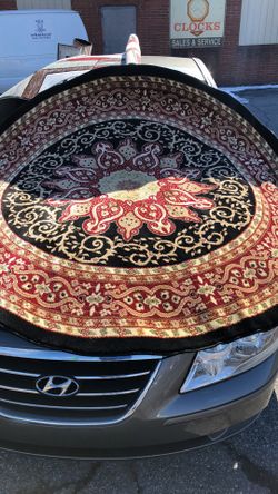 6 1/2 x 6 1/2 round rug new never used