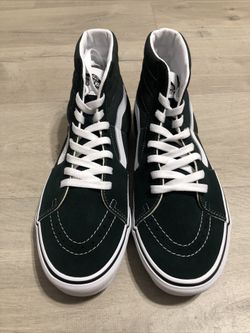 Vans Sk8-Hi Green High Top Mens 9 Womens 10.5