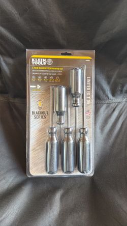 Klein Tool 5-piece blackout screwdriver set