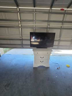 Nightstand and Tv