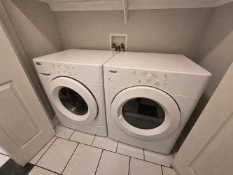 Washer and dryer