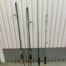DAIWA & ZEBCO Fishing Rods “ Lot of 4 👀 (please read description)