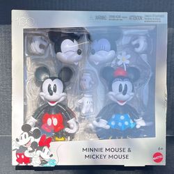 Mattel Disney 100 Years Minnie & Mickey Mouse Pack Couple Collectible Figurines