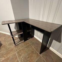 L-shape computer Desk