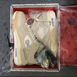 Brand New Jordan 4 Off  White Snail