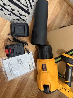 Cordless Brushless Leaf Blower with Battery & Charger - Excellent Condition