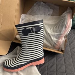 Women’s Striped Rain Boots