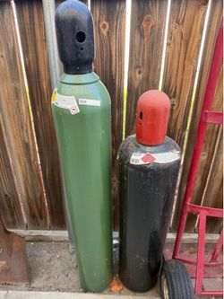 Oxygen and Acetylene Cylinders-- Full