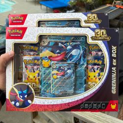 Pokemon 30th Celebration Greninja EX Box