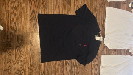 Polo t shirt, 3 white(Medium), 1 navy(Small)