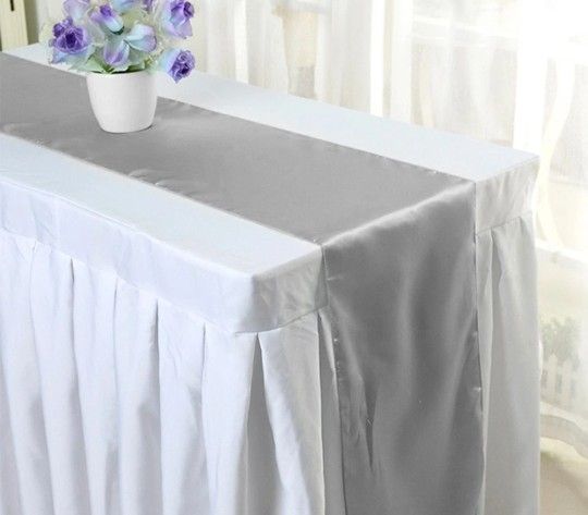 Silver Table Runner