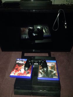 Ps4 Black Ops 3 NBA2k16 & 28" HD TV