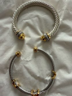 David Yurman Style Bracelets
